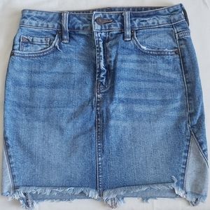 Hidden jean skirt